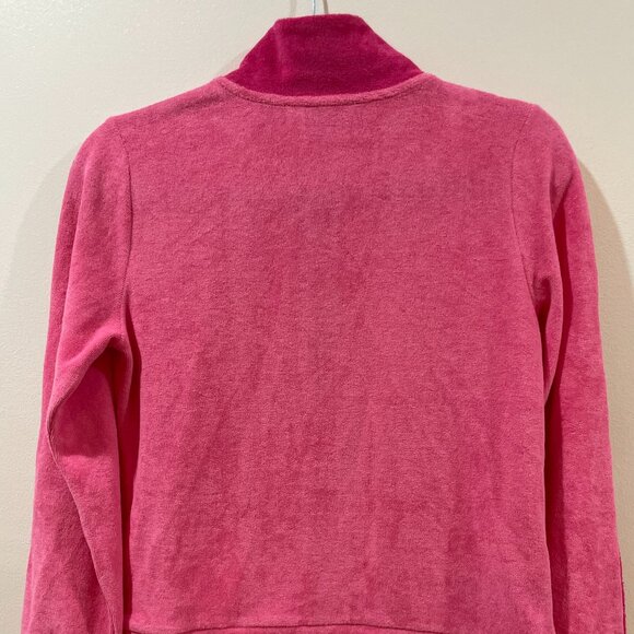 Boston Proper THREE PIECE Track Suit Pink Terry Cloth BARBIE XS Striped Stunning - Picture 13 of 16